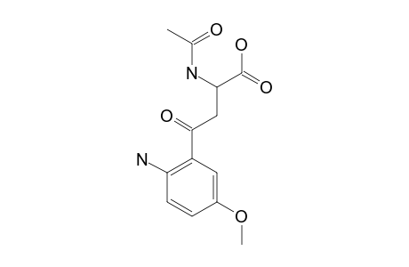 2-ACETAMIDO-4-(2-AMINO-5-METHOXYPHENYL)-4-OXOBUTYRIC-ACID