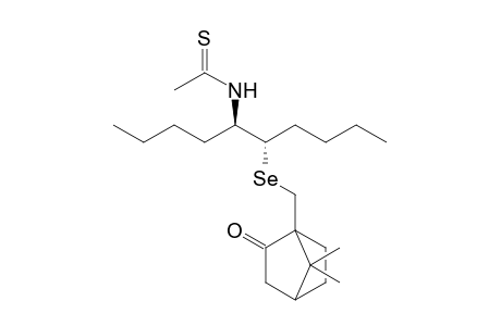 (5S,6R)-5-(Camphorseleno)-6-(thioacetamido)decane