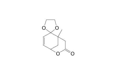 1'-Methyl-7'H-spiro[1,3-dioxolane-2,2'-[6]oxabicyclo-[3.3.1]non[3]en]-7'-one