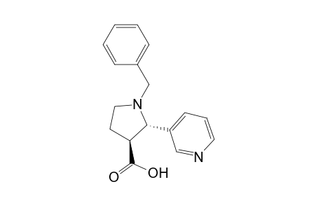 1-Benzyl-trans-3-carboxy-2-(3-pyridyl)pyrrolidine