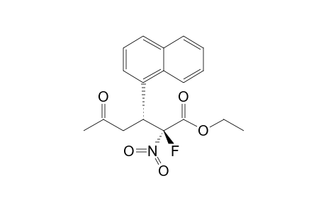 (2S,3R)-Ethyl 2-fluoro-2-nitro-3-(1-naphthyl)-5-oxohexanoate