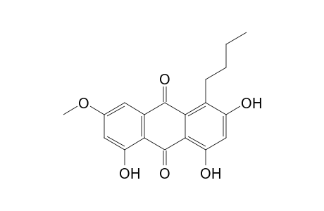4-Butyl-1,3,8-trihydroxy-6-methoxyanthraquinone