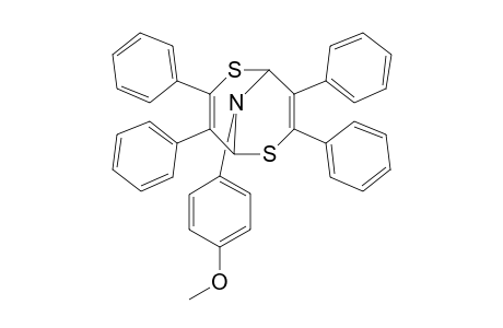 N-(4-Methoxyphenyl)-3,7,4,8-tetraphenyl-2,6-Imino-2H,6H-1,5-dithiocine
