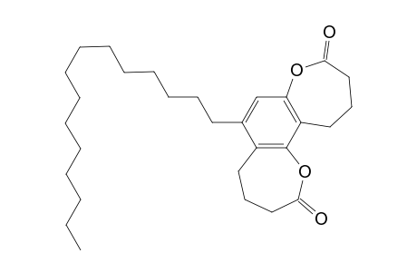 6-n-Pendecyl-4,5,11,12-tetrahydro-3H,10H-1,8-dioxabenzo[1,2,3,4]dicycloheptene-2,9-dione