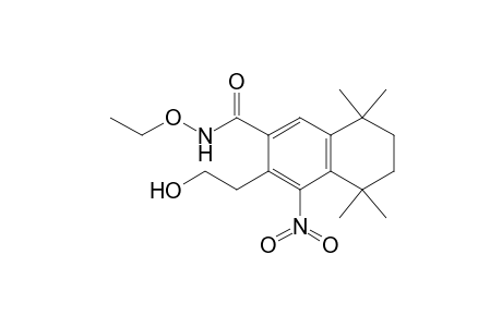 7-(Ethoxycarbamoyl)-6-(2-hydroxyethyl)-1,2,3,4-tetrahydro-1,1,4,4-tetramethyl-5-nitronaphthalene
