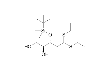 (2S,3R)-3-[(tert-Butyldimethylsilyl)oxy]-5,5-bis(ethylthio)pentane-1,2-diol