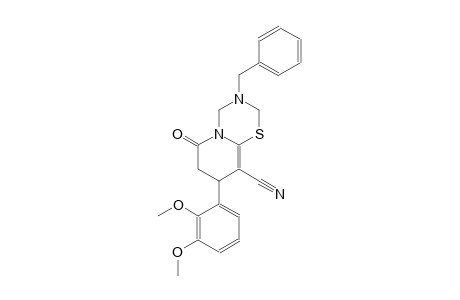 2H,6H-pyrido[2,1-b][1,3,5]thiadiazine-9-carbonitrile, 8-(2,3-dimethoxyphenyl)-3,4,7,8-tetrahydro-6-oxo-3-(phenylmethyl)-