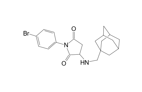 3-[(Adamantan-1-ylmethyl)-amino]-1-(4-bromo-phenyl)-pyrrolidine-2,5-dione