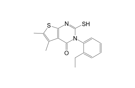 3-(2-ethylphenyl)-5,6-dimethyl-2-sulfanylthieno[2,3-d]pyrimidin-4(3H)-one