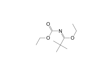 (1E)-N-carbethoxy-2,2-dimethyl-propionimidic acid ethyl ester