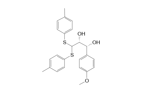 Erythro (2R,3R)-3-(4-Methoxyphenyl)-1,1-bis(p-tolylthio)propane-2,3-diol