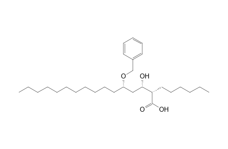 (2S,3S,5S)-2-hexyl-3-hydroxy-5-phenylmethoxyhexadecanoic acid