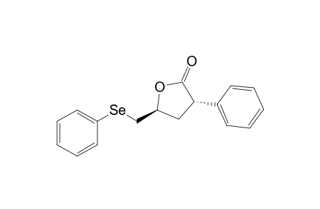 2(3H)-Furanone, dihydro-3-phenyl-5-[(phenylseleno)methyl]-, trans-