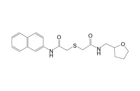 2-[2-(2-naphthylamino)-2-oxo-ethyl]sulfanyl-N-(tetrahydrofuran-2-ylmethyl)acetamide