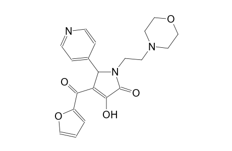 4-(2-furoyl)-3-hydroxy-1-[2-(4-morpholinyl)ethyl]-5-(4-pyridinyl)-1,5-dihydro-2H-pyrrol-2-one