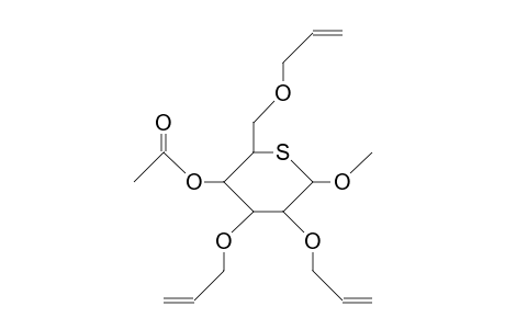 Methyl 4-O-acetyl-2,3,6-tri-O-allyl-5-thio-A-D-glycopyranoside