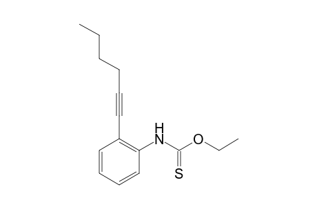 Ethyl 2-(hex-1-ynyl)phenylcarbamothioate