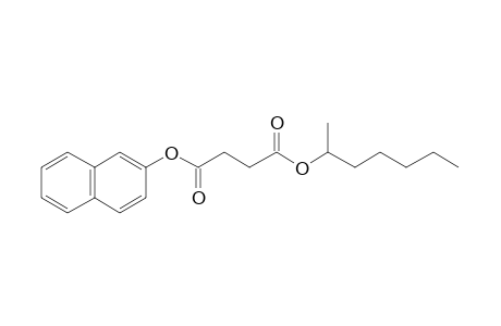 Succinic acid, hept-2-yl 2-naphthyl ester