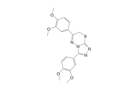 3,6-bis(3,4-dimethoxyphenyl)-7H-[1,2,4]triazolo[3,4-b][1,3,4]thiadiazine
