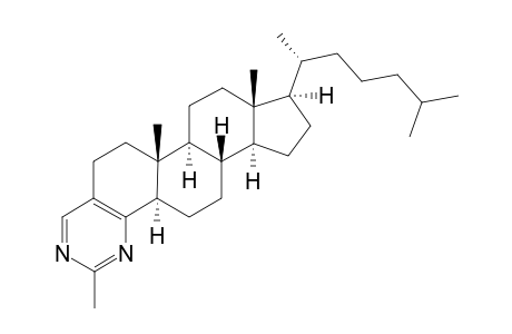 2'-Methyl-5-.alpha.-cholest-3-eno[4,3-d]pyrimidine