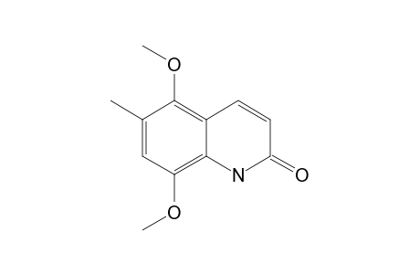 6-METHYL-5,8-DIMETHOXY-2-(1H)-QUINOLINONE
