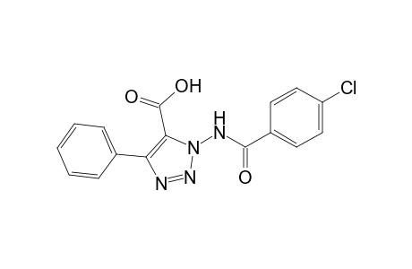 3-[(4-chlorobenzoyl)amino]-5-phenyl-triazole-4-carboxylic acid