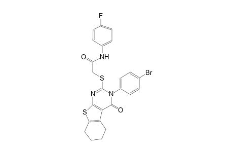 2-{[3-(4-bromophenyl)-4-oxo-3,4,5,6,7,8-hexahydro[1]benzothieno[2,3-d]pyrimidin-2-yl]sulfanyl}-N-(4-fluorophenyl)acetamide