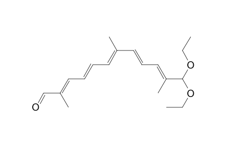 2,4,6,8,10-Dodecapentaenal, 12,12-diethoxy-2,7,11-trimethyl-, (E,E,Z,E,E)-