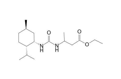 3-[3-((1S,2S,5R)-2-Isopropyl-5-methyl-cyclohexyl)-ureido]-butanoic acid ethylester