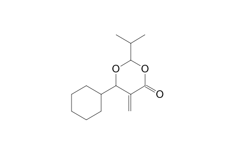 6-Cyclohexyl-2-isopropyl-5-methylene-1,3-dioxan-4-one