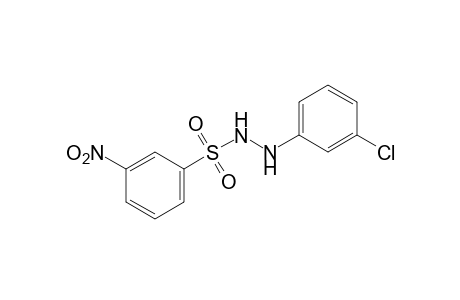 m-nitrobenzenesulfonic acid, 2-(m-chlorophenyl)hydrazide