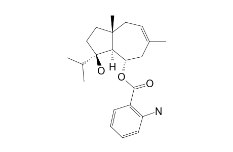 ELAEOCHYTRIN-A;6-ANTHRANILOYLJAESCHKEANADIOL