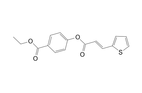 Ethyl 4-([(2E)-3-(2-thienyl)-2-propenoyl]oxy)benzoate