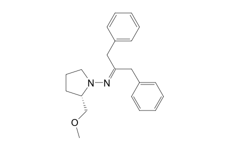 1-Pyrrolidinamine, 2-(methoxymethyl)-N-[2-phenyl-1-(phenylmethyl)ethylidene]-, (S)-