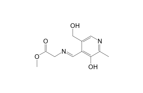Glycine, N-[[3-hydroxy-5-(hydroxymethyl)-2-methyl-4-pyridinyl]methylene]-, methyl ester, (E)-