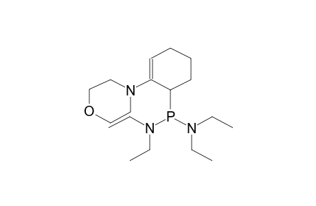 2-MORPHOLINO-2-CYCLOHEXENYLPHOSPHONOUS ACID, TETRAETHYLDIAMIDE