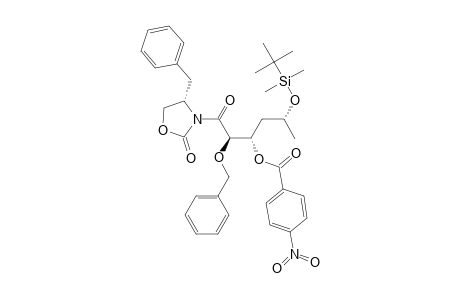 3-[5-(TERT.-BUTYLDIMETHYLSILYLOXY)-3-PARA-NITROBENZOYL-1-OXO-2-(PHENYLMETHOXY)-HEXYL]-4-(PHENYLMETHYL)-2-OXAZOLIDINONE