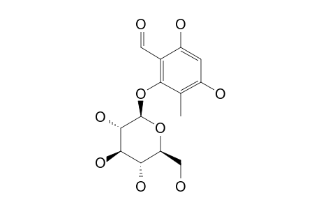 EUCALMAINOSIDE_C;2,4,6-TRIHYDROXY-3-METHYLBENZALDEHYDE_2-O-BETA-D-GLUCOPYRANOSIDE