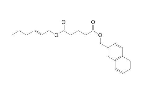 Glutaric acid, hex-2-en-1-yl naphth-2-ylmethyl ester