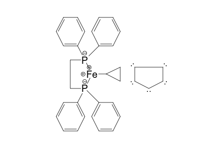 Iron, (.eta.5-2,4-cyclopentadien-1-yl)cyclopropyl[1,2-ethanediylbis[diphenylphosphine]-P,P']-