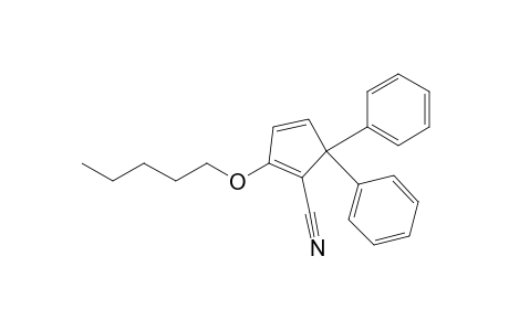 1-Cyano-2-pentoxy-5,5-diphenyl-1,3-cyclopentadiene