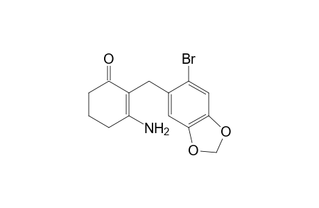 2-(2-Bromo-4,5-methylenedioxybenzyl)-3-aminocyclohex-2-en-1-one