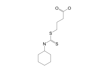4-[(N-Cyclohexylthiocarbamoyl)thio]butyric acid