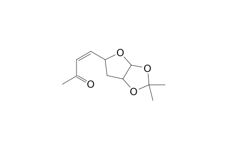 D-arabino-Oct-3-en-2-ulose, 5,8-anhydro-1,3,4-trideoxy-6,7-O-(1-methylethylidene)-, (Z)-