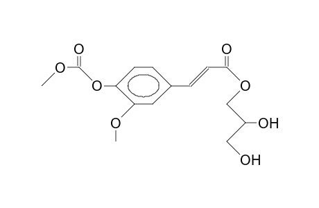1-Carbomethoxy-ferulyl-glycerol
