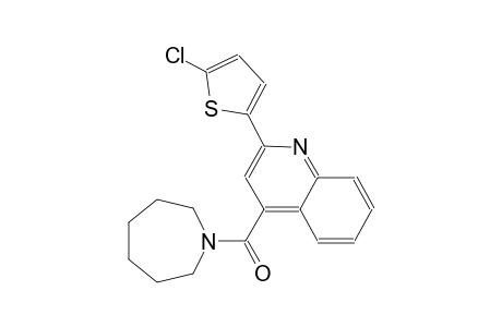 1-Azepanyl-[2-(5-chloro-2-thiophenyl)-4-quinolinyl]methanone