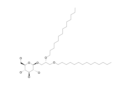 3-O-BETA-D-GLUCOPYRANOSYL-1,2-DI-O-TETRADECYL-SN-GLYCEROL