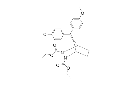 DIETHYL-7-(4-CHLORO-4'-METHOXYDIPHENYLMETHYLENE)-2,3-DIAZABICYCLO-[2.2.1]-HEPTANE-2,3-DICARBOXYLATE