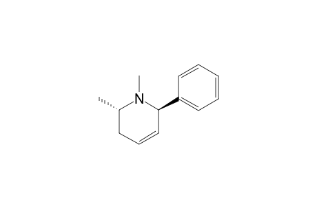 Pyridine, 1,2,3,6-tetrahydro-1,2-dimethyl-6-phenyl-, trans-(.+-.)-