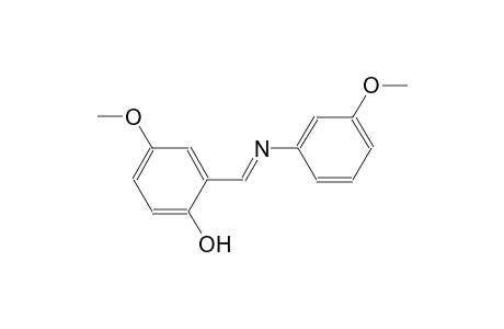 phenol, 4-methoxy-2-[(E)-[(3-methoxyphenyl)imino]methyl]-